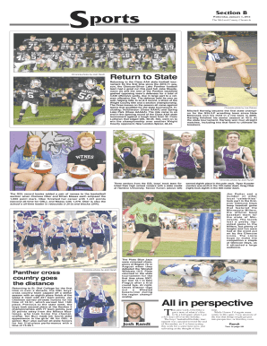 S Section B ports Chronicle photos by Josh Randt Wednesday, January 1, 2014 The McLeod County Chronicle Return to State Returning to the Class AAA state football tournament for the first time since the 201011 season, the GlencoeSilver Lake Panther fo