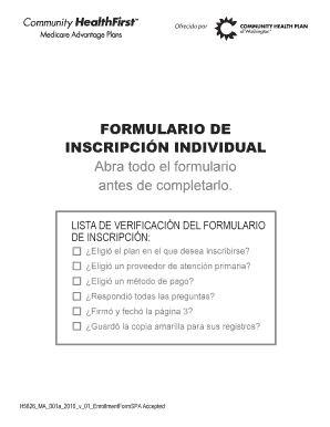 FORMULARIO DE INSCRIPCIÓN INDIVIDUAL