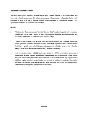 HIPAA Business Associate Contract