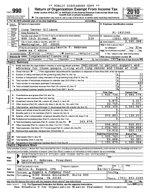 Form 990 Return of Organization Exempt From Income Tax