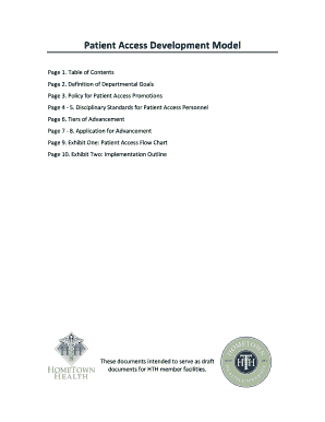 Patient Access Development Policy and Application