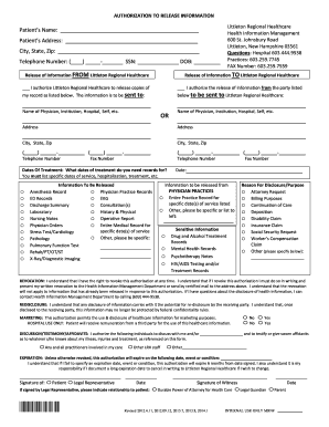 Authorization to Release Information