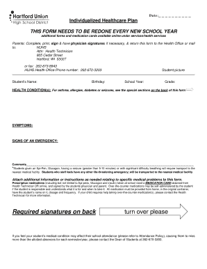 Individualized Healthcare Plan