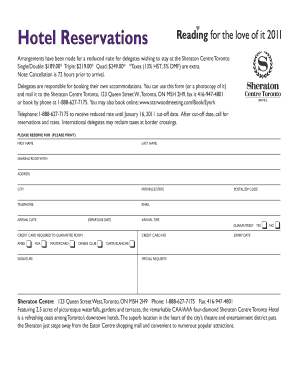 Hotel Reservation Form