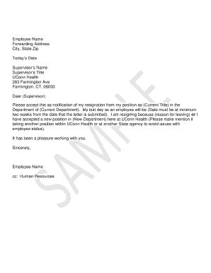 Employee Resignation Letter