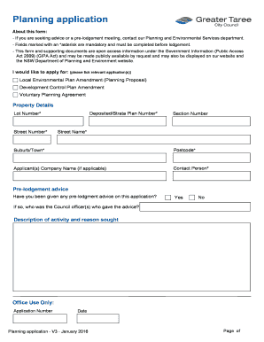 Planning Application Form