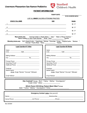 Patient Information Form