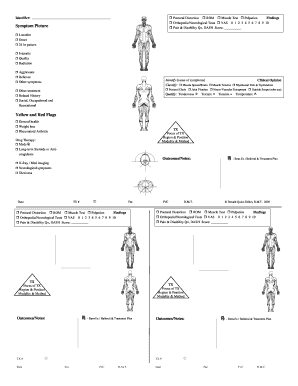Muscle Pain Assessment Form
