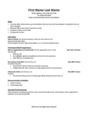 Resume Template