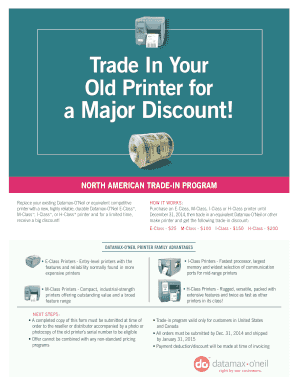 Datamax-O’Neil Printer Trade-In Program