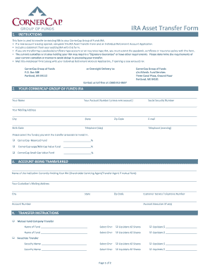 IRA Asset Transfer Form