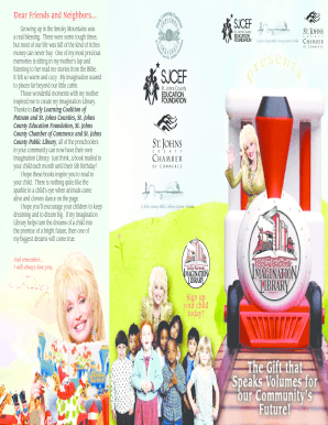 Dolly Parton's Imagination Library Registration Form