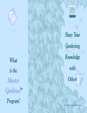 Master Gardener Program Interest Form