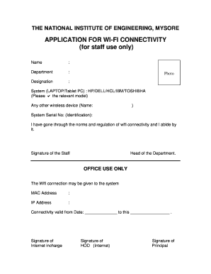 Application for Wi-Fi Connectivity