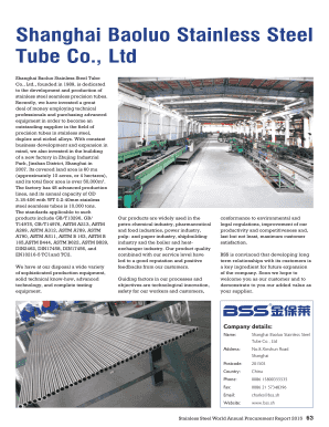 Shanghai Baoluo Stainless Steel Tube Co Ltd