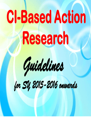 Research proposal timeline example - CI-Based Action Research - depedcdocom