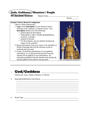 Ancient Greece Research Assignment