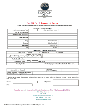 Credit Card Payment Form