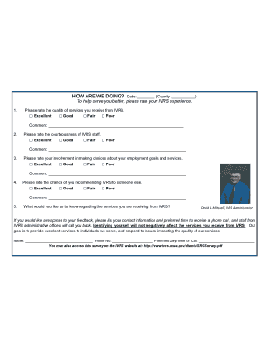 IVRS Client Satisfaction Survey