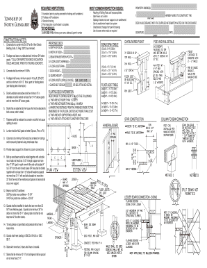 Ontario Deck Construction Inspection Form