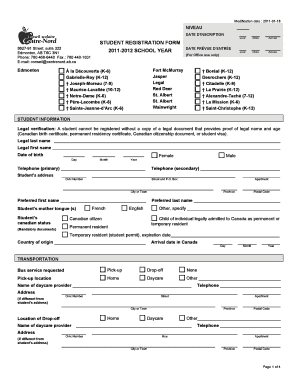 Student Registration Form