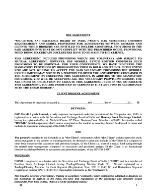 BSE Client Broker Agreement
