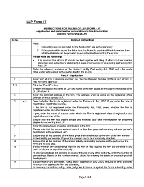 LLP Form 17