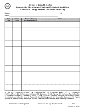 Division of Special Education Programs for Students with
