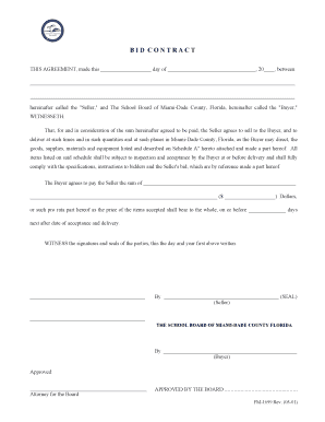 BID Contract