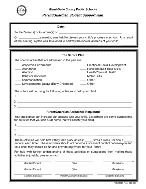 Miami-Dade County Student Support Plan