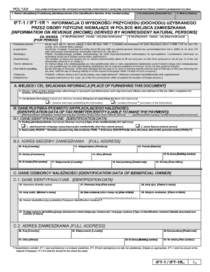 Polish Non-Resident Income Tax Information Form