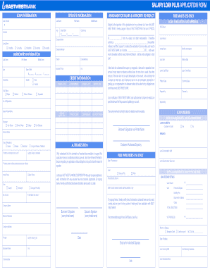 Salary Loan Plus Application Form