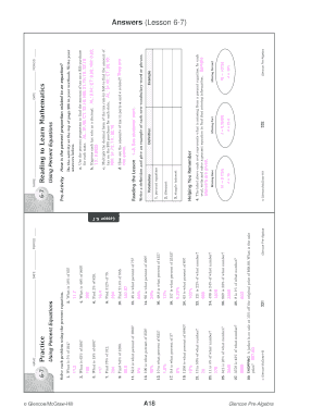 Pre-Algebra Practice Worksheet