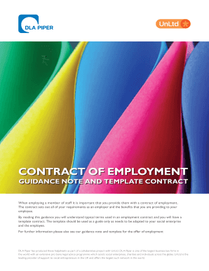 UK Employment Contract Template