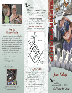 Santa Barbara Museum Membership Application