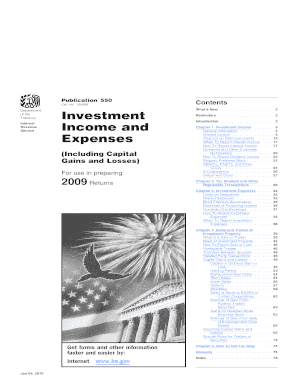 IRS Publication 550 Investment Income and Expenses