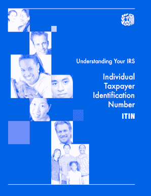 IRS Individual Taxpayer Identification Number Application