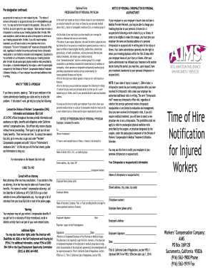 California Pre-designation of Personal Physician Form