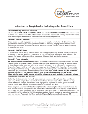 Electrodiagnostics Request Form