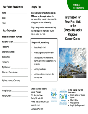 New Patient Appointment Form