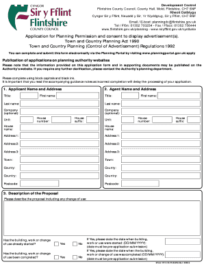 UK Planning Permission Application