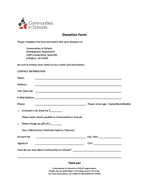 Donation Form