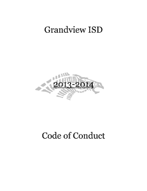 Grandview ISD Student Code of Conduct Acknowledgment