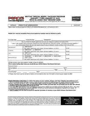 Maytag Special Model Kitchen Package Rebate Form