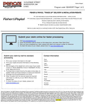 Fisher & Paykel Trade Up Delivery & Installation Rebate