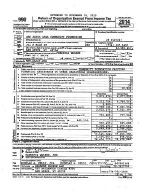 Form 990 2014