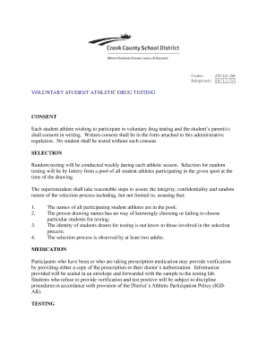 CONSENT - Crook County School District - crookcounty k12 or