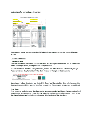 Employee Timesheet Approval Form