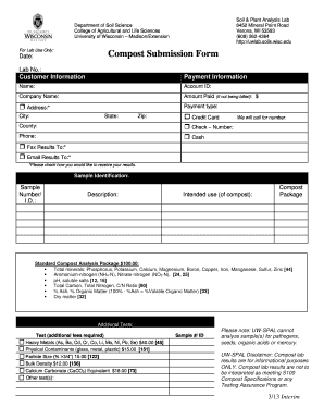 Compost Submission Form