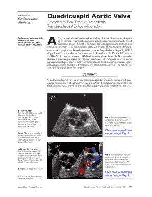 Quadricuspid Aortic Valve - The Texas Heart Institute - texasheart